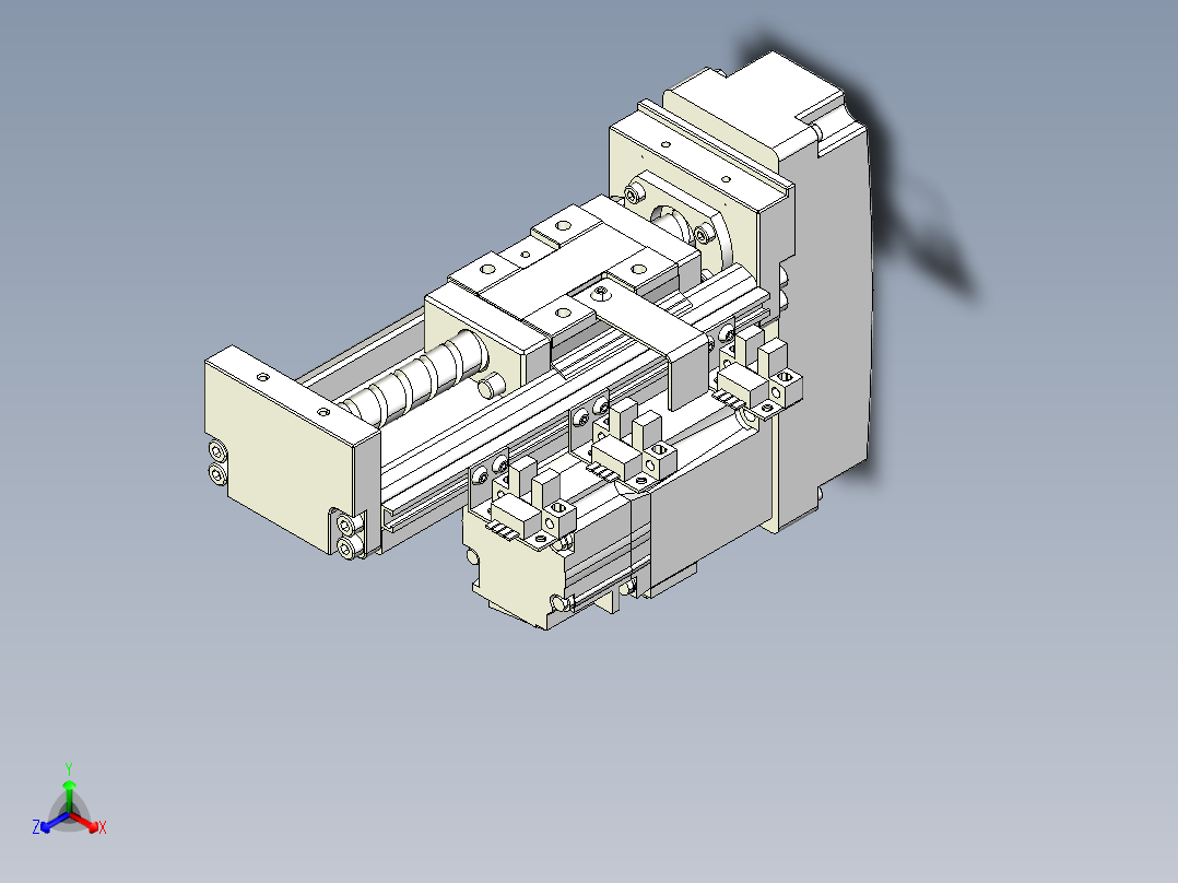 钢基模组-TPA-KSR-6005C-150A1-MP-H1S1正等轴测图