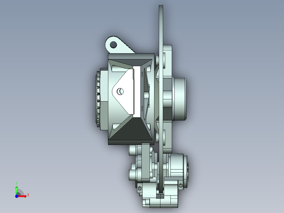 制动器 (18)前视图