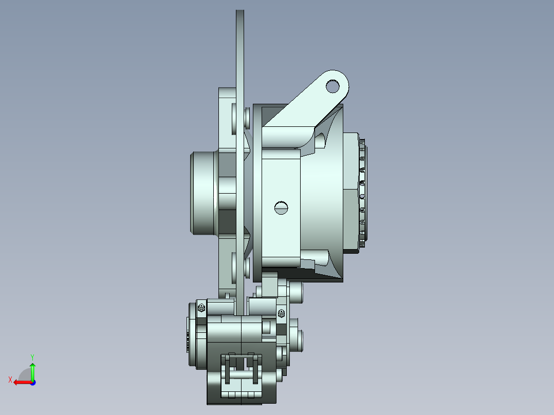 制动器 (18)后视图