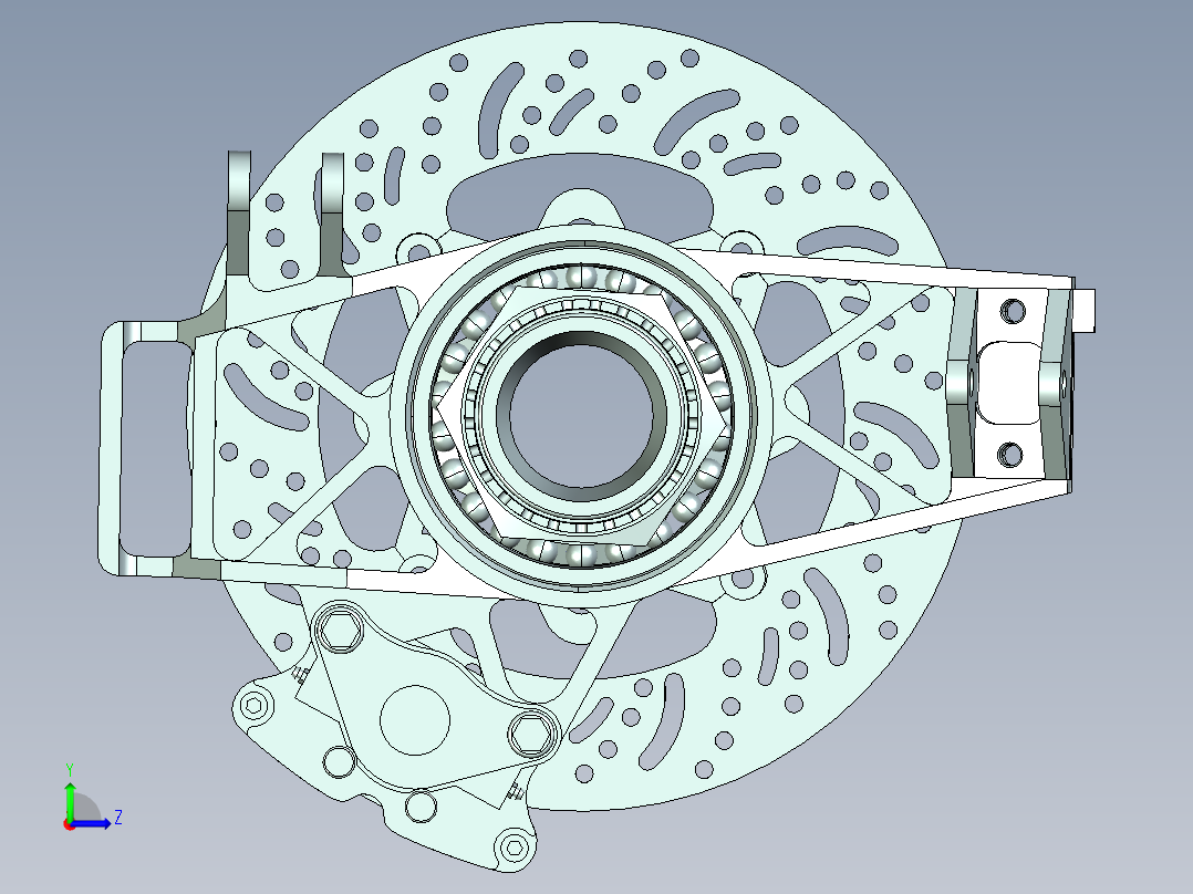 制动器 (18)左视图
