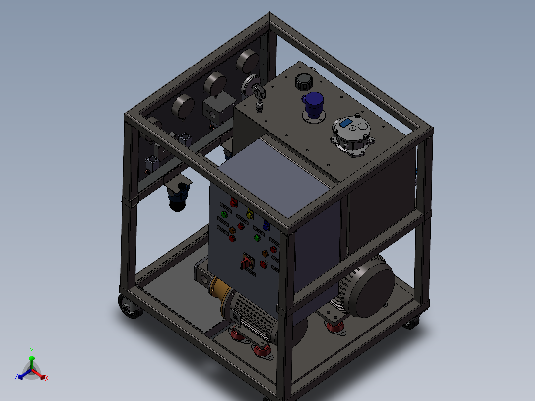 9.3KW发电机模型
