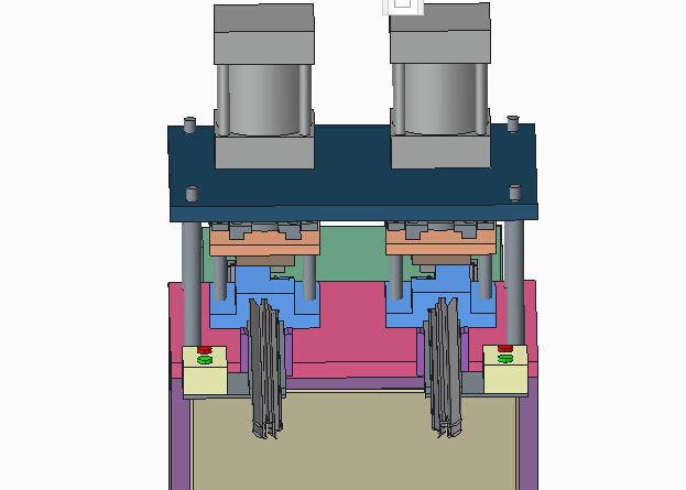 冲切口机-折弯件（cero3.0可编辑+cad）