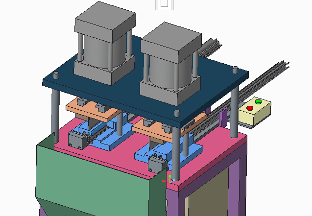 冲切口机-折弯件（cero3.0可编辑+cad）