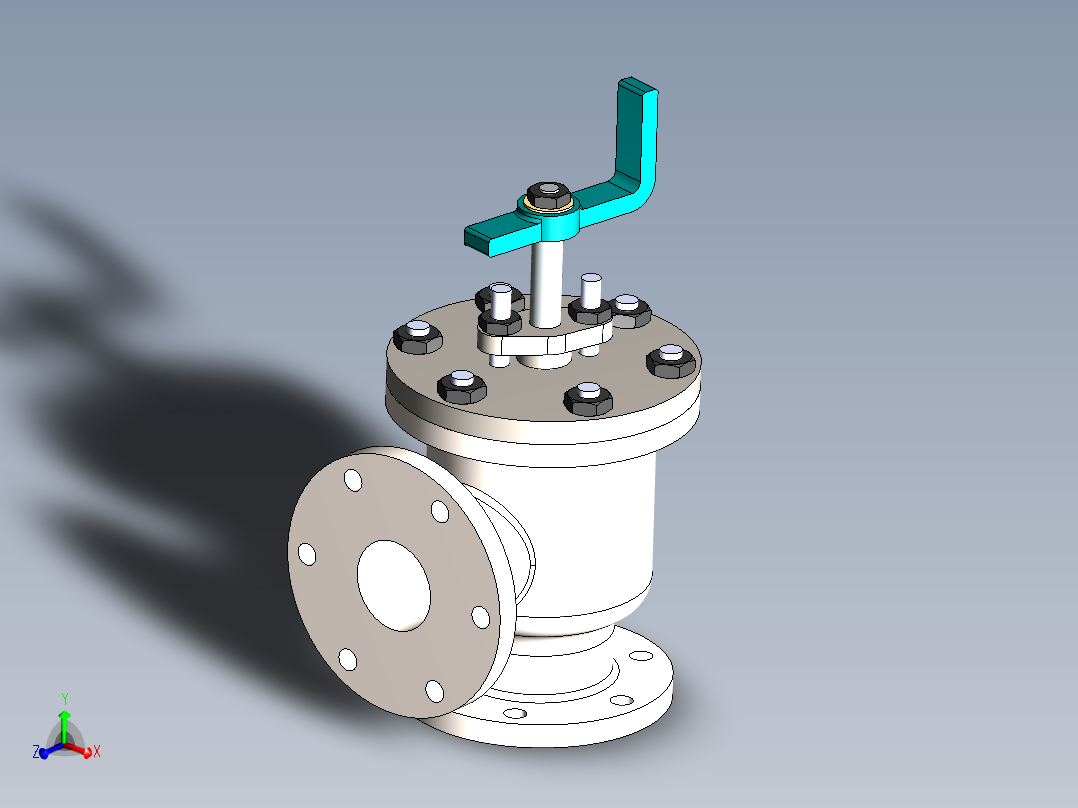 solidworks <span style='color: red'>给水</span><span style='color: red'>止回阀</span>