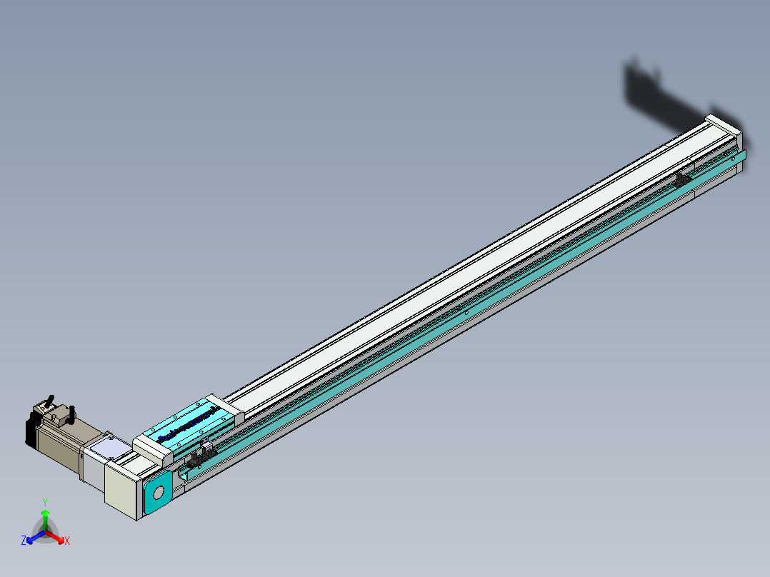 欧规系列-LB6A-L130-S950-BR-ZP40-C3正等轴测图