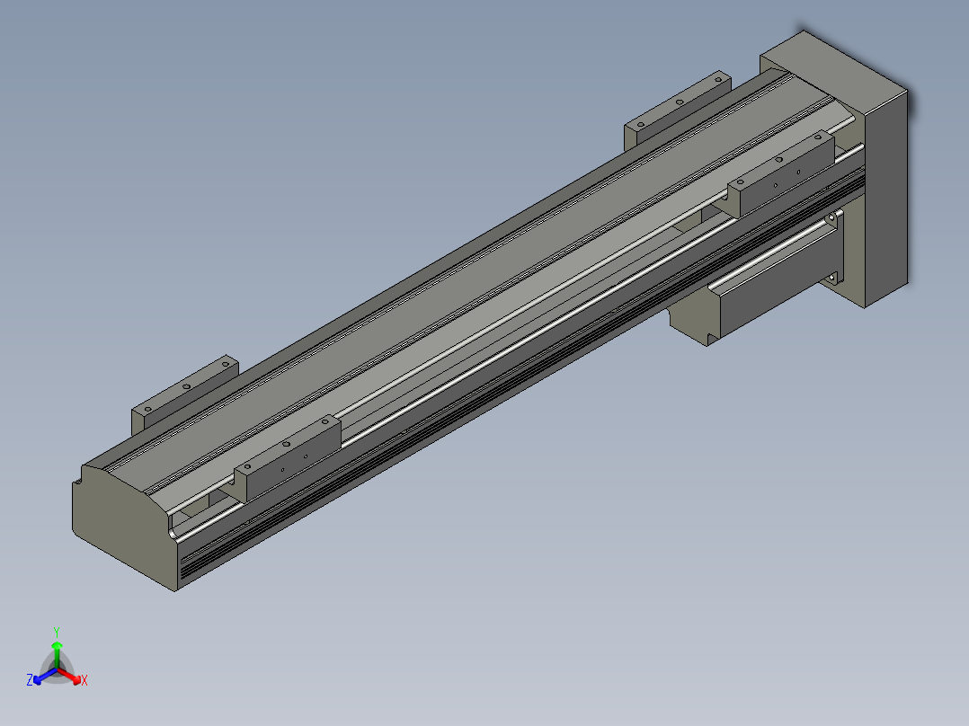 直线模组LHAT10-CA-S450-D-C3设计图纸