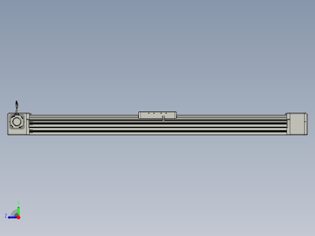 威洛博直线电机模组EB20-L224-S1350-L-ZP75-MS3-5K右视图