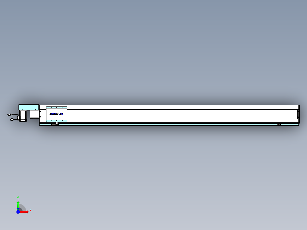 威洛博VBC同步带传动一无尘环境VBC14-L45-S1700-BR-ZP40-C3前视图