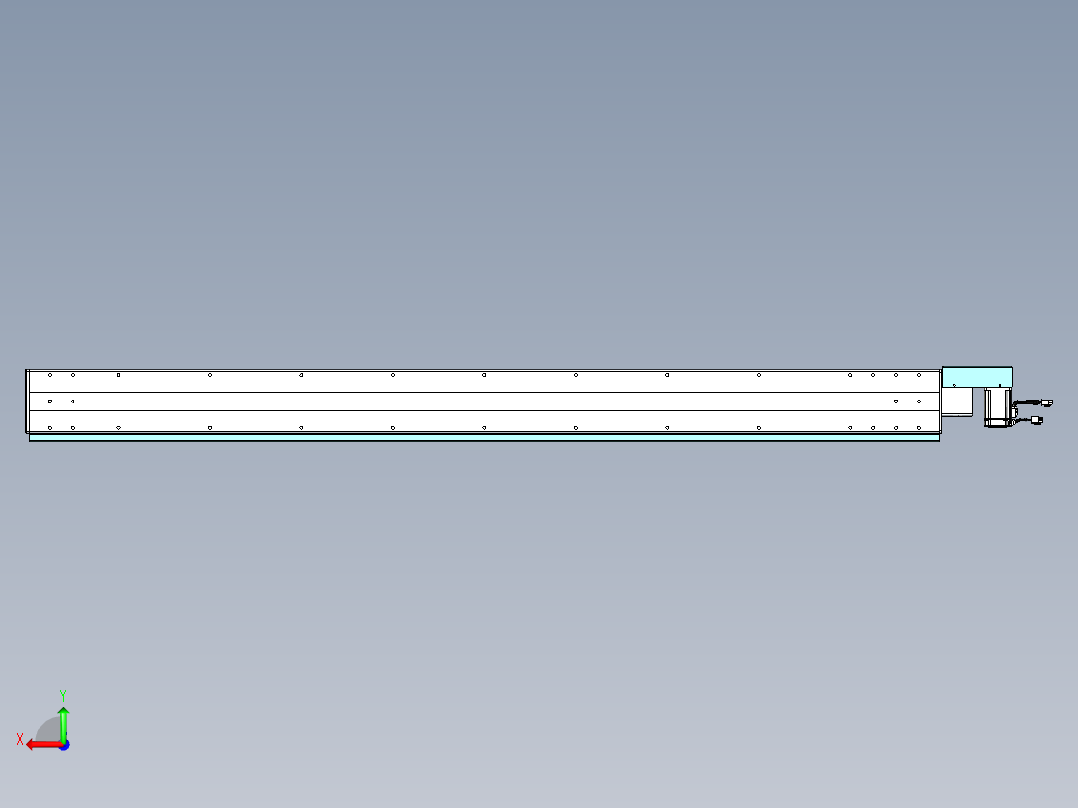 威洛博VBC同步带传动一无尘环境VBC14-L45-S1700-BR-ZP40-C3后视图
