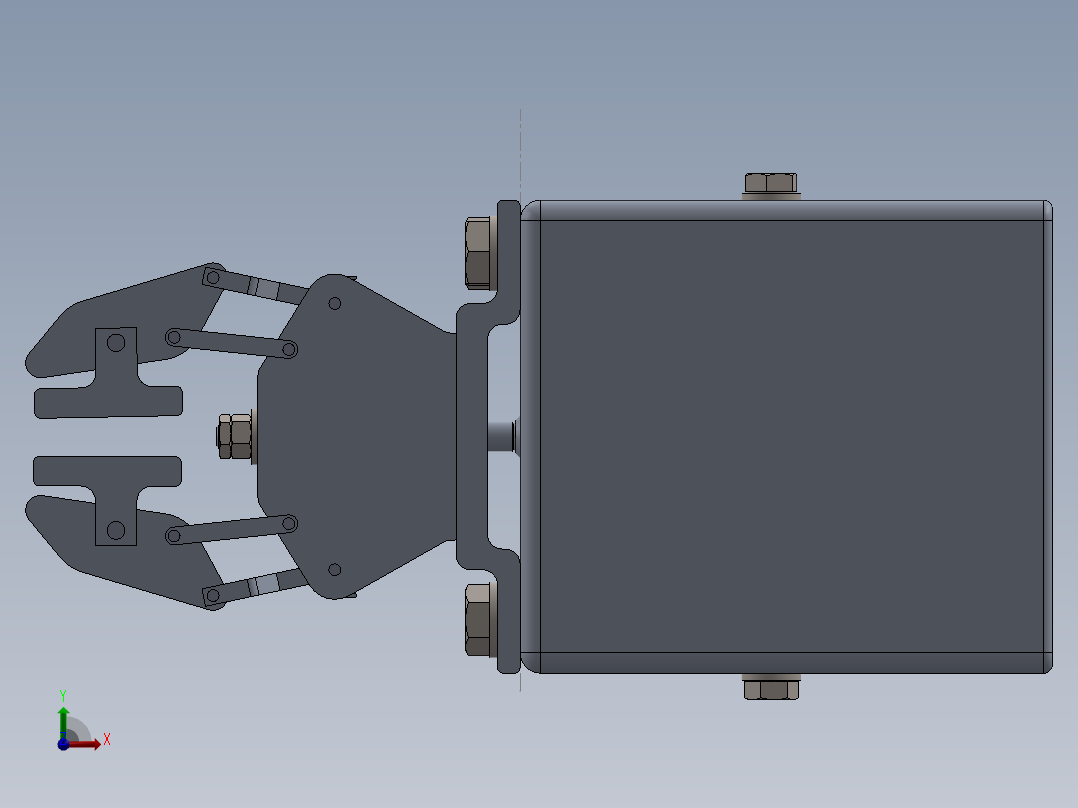 机械爪 3D图纸 (69)前视图