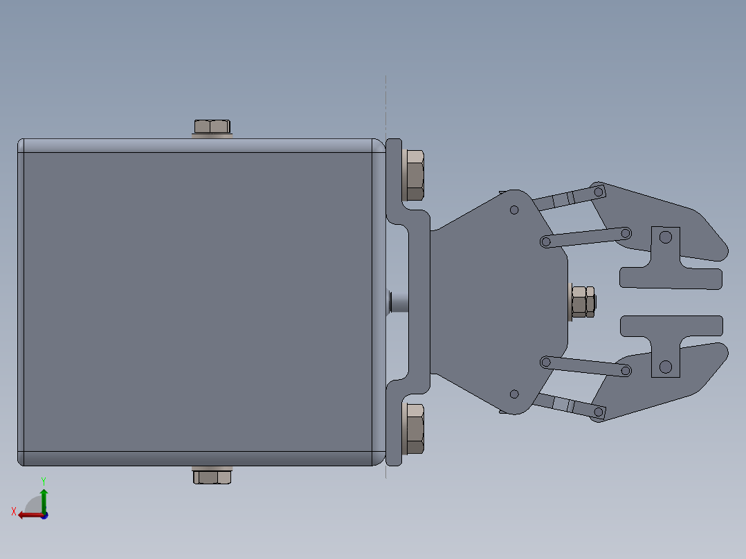 机械爪 3D图纸 (69)后视图