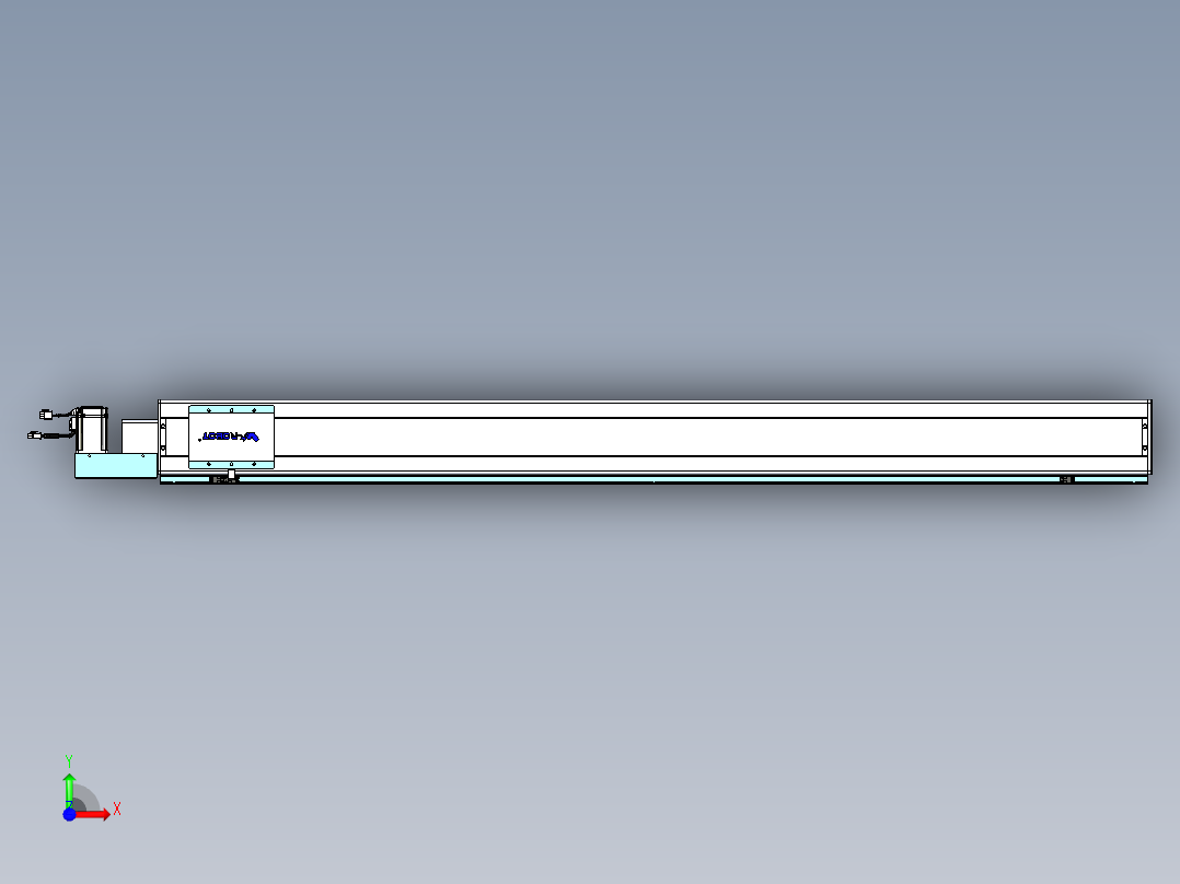 威洛博VBC同步带传动一无尘环境VBC14-L45-S1550-BL-ZP40-C3前视图