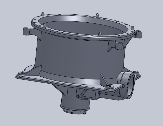 矿山用圆锥式破碎机设计【三维SW模型+CAD图纸+说明书】