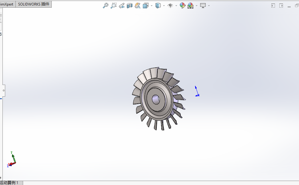 航空涡轮转子发动机机构