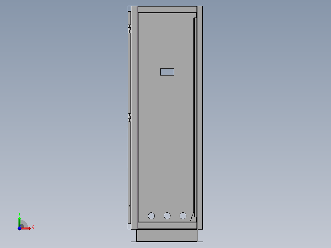 基础电柜前视图