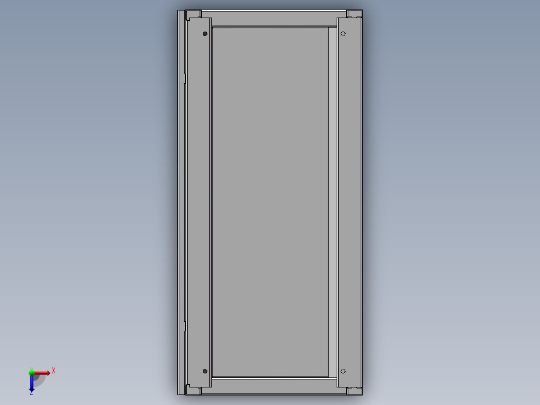 基础电柜俯视图