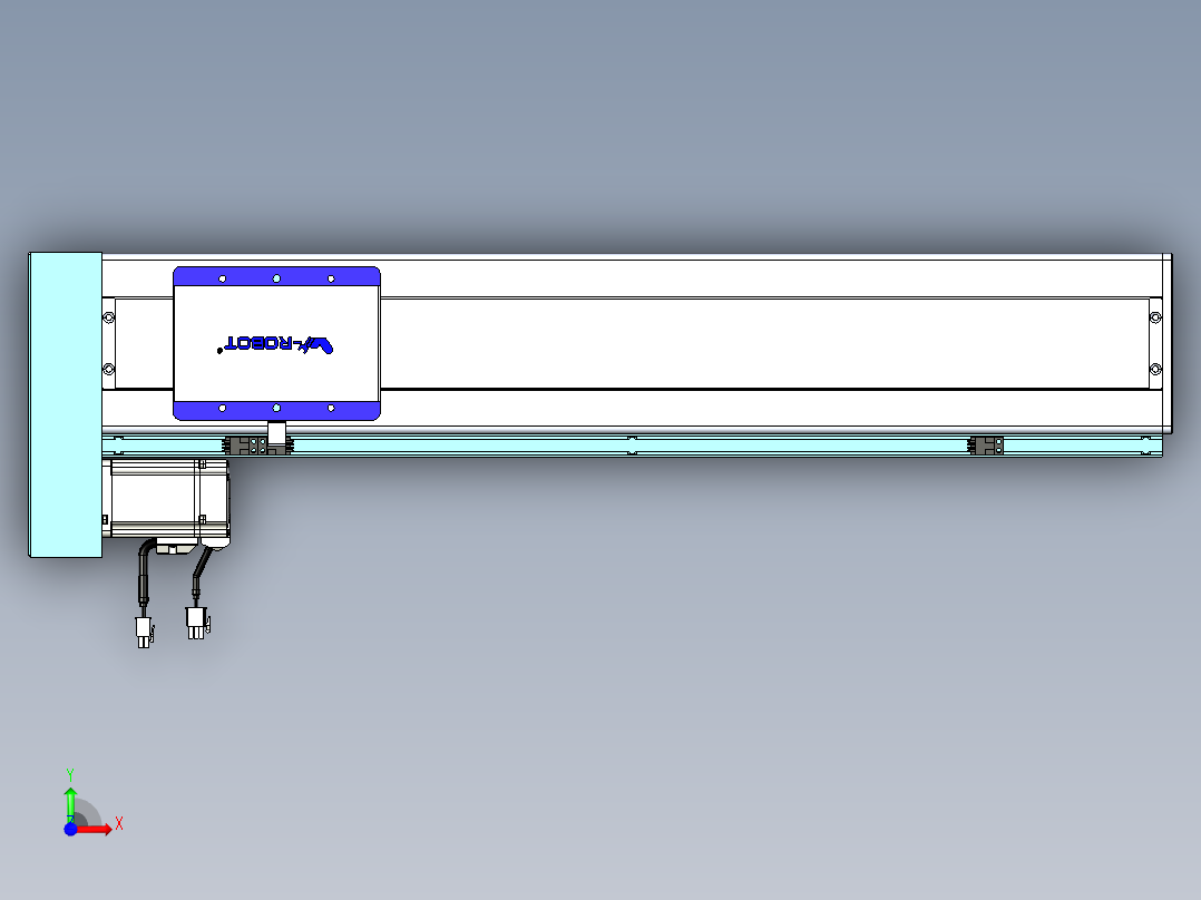 威洛博VC丝杆传动-无尘环境VC14-Lxx-C-S550-BL-ZP40-C3前视图
