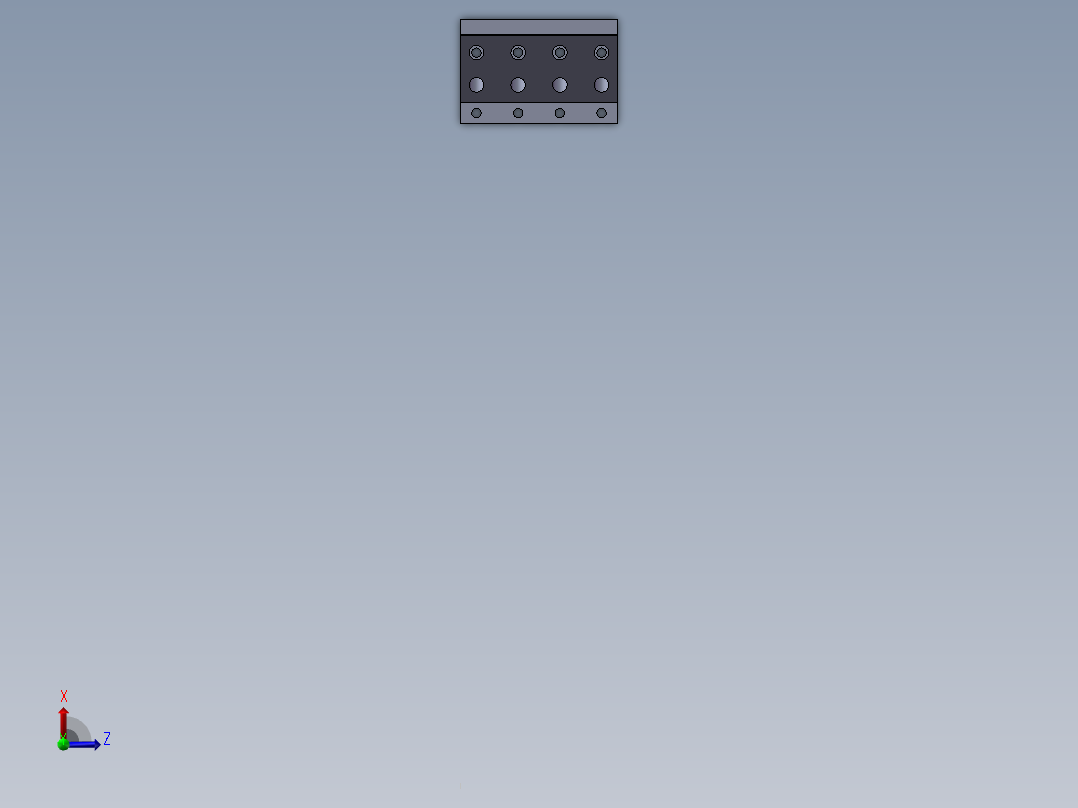 铝型材及其附件3.31.100.40.160.M5.SLDPRT俯视图