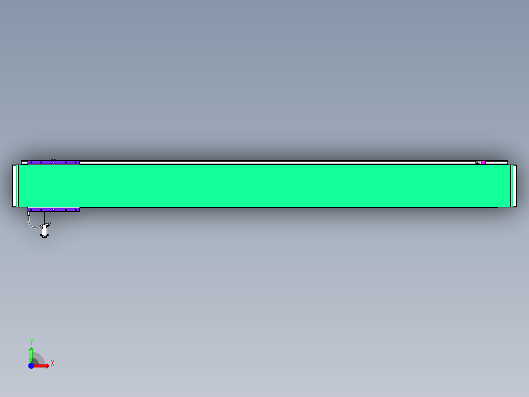 威洛博VL系列直线电机模组-VL17E3-S1700前视图