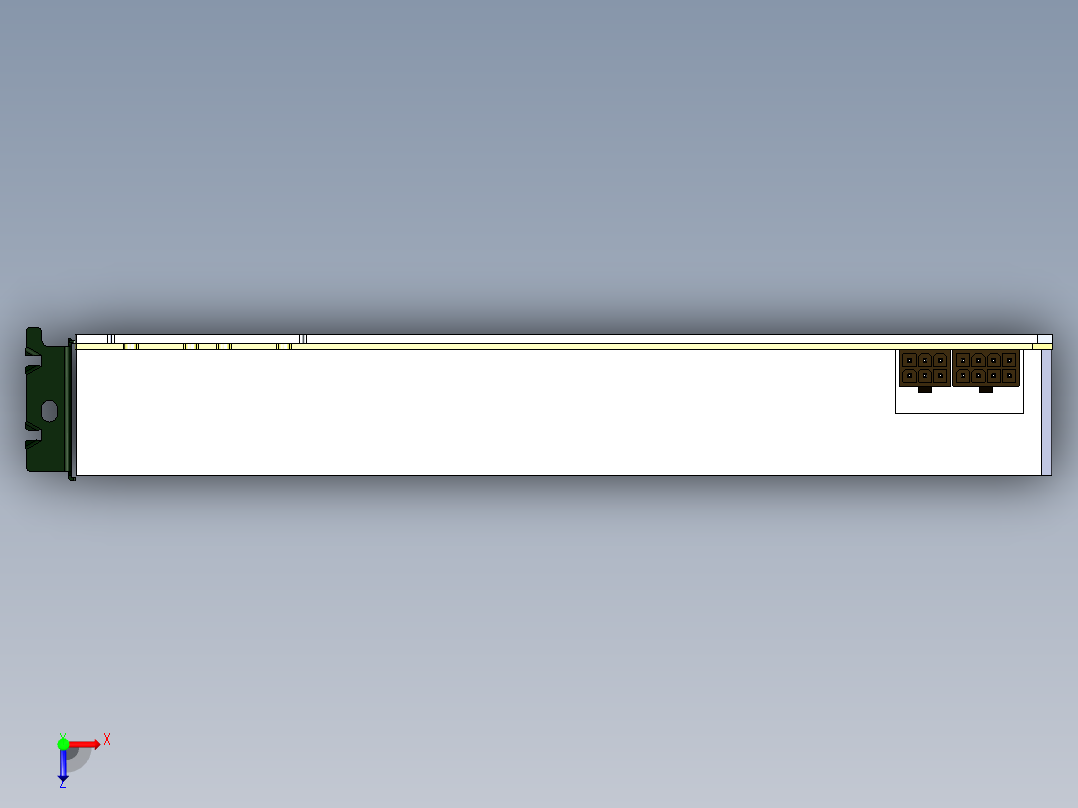 Nvidia GTX1080ti俯视图