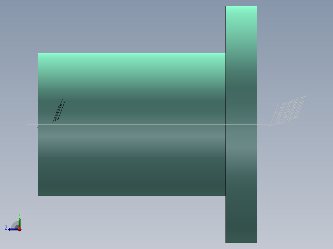 S9 直线轴承右视图