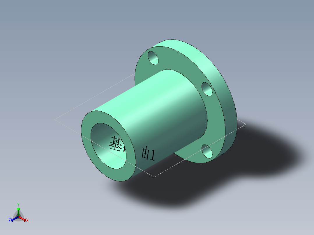 S9 直线轴承正等轴测图