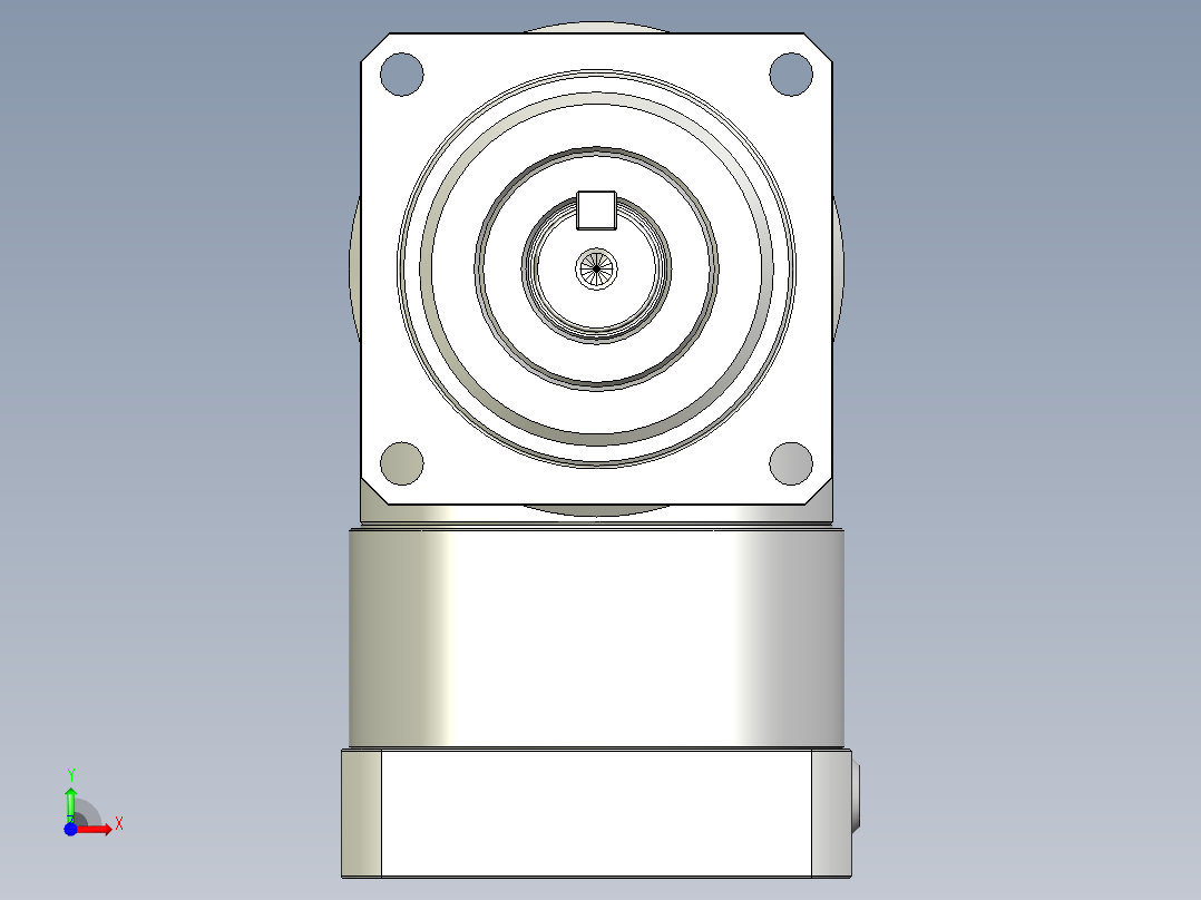 多摩川行星减速机TBR-060-L1-14BK14前视图