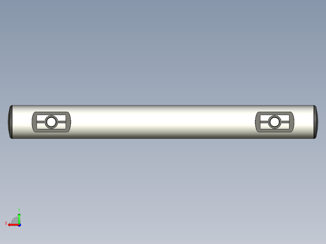 取手(鋁合金)UC-3D多系列多零件图纸模型后视图