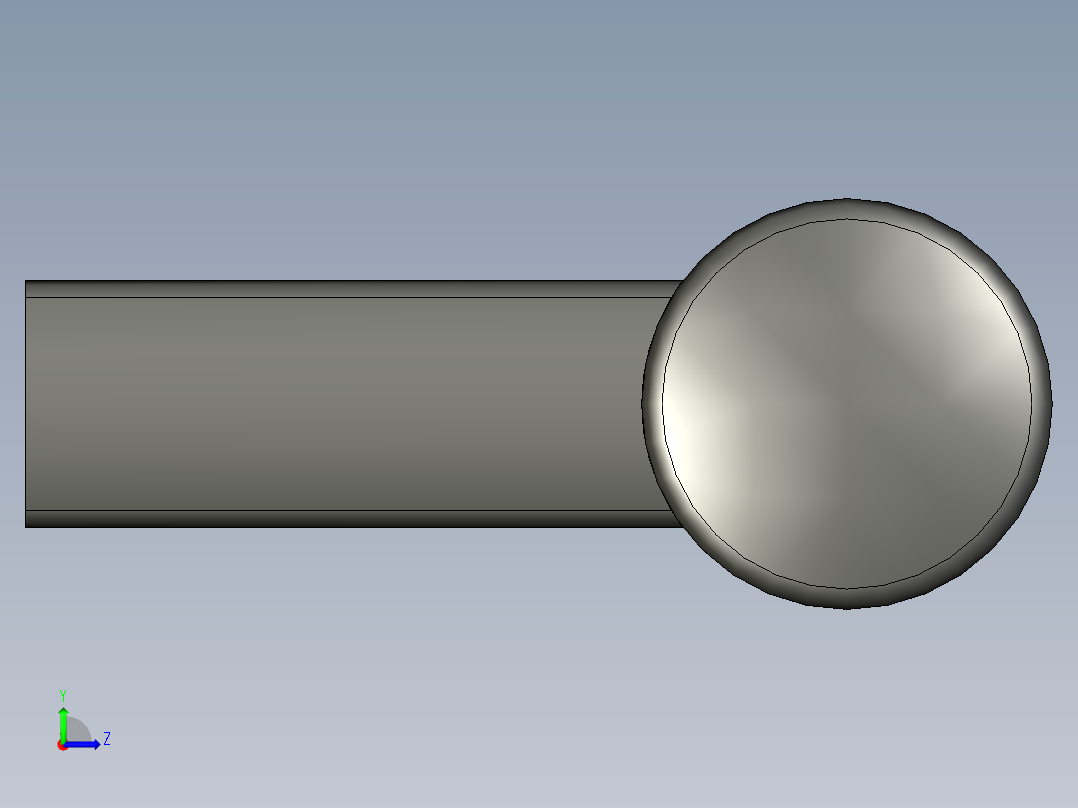 取手(鋁合金)UC-3D多系列多零件图纸模型左视图