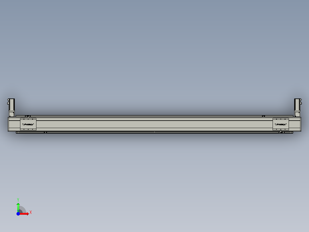 威洛博双电机滑台-VBC14S2-L100-S2300-BLR-P40-C6前视图