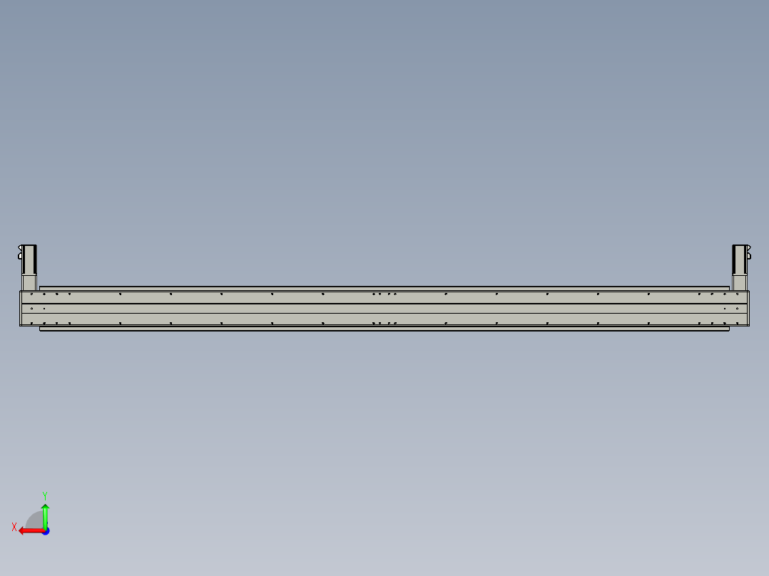 威洛博双电机滑台-VBC14S2-L100-S2300-BLR-P40-C6后视图
