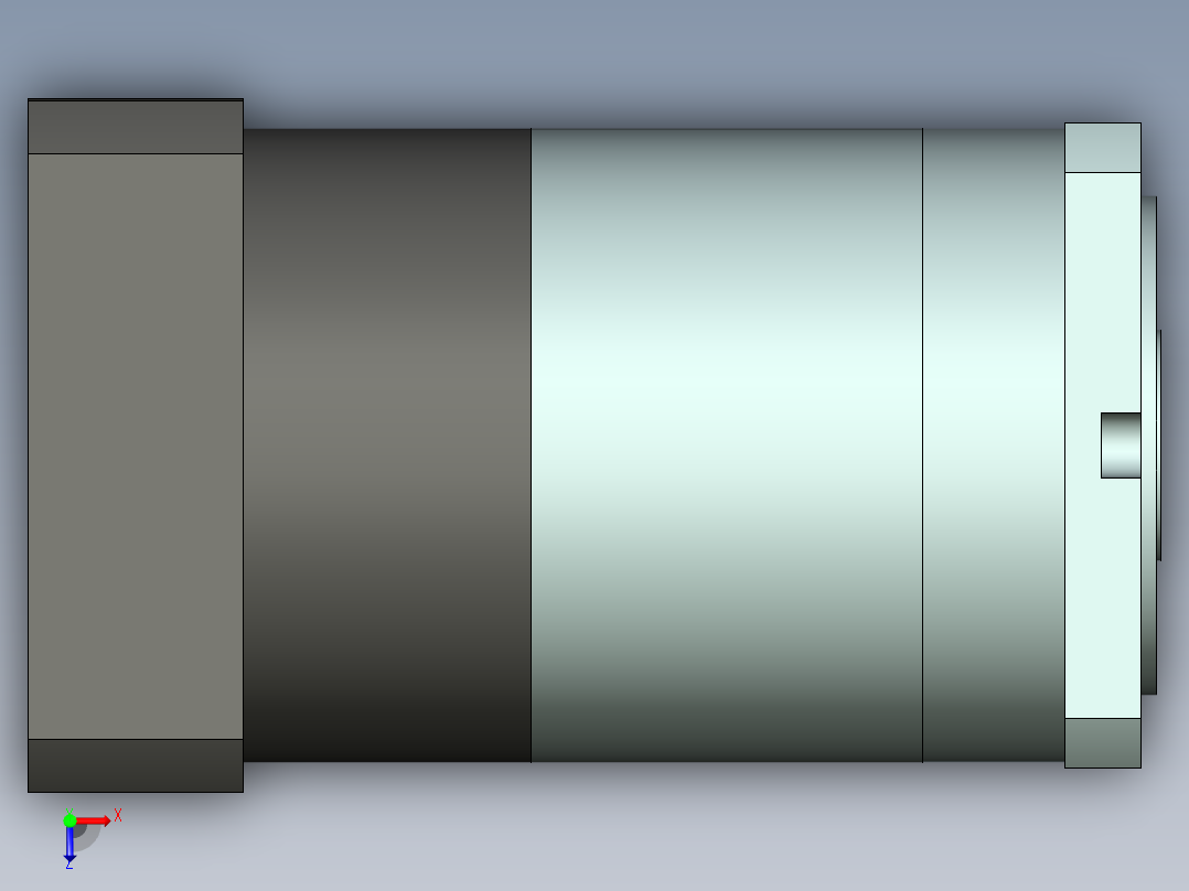 直齿孔PLF160-L2-LC 42-114.3-200-M12.stp俯视图