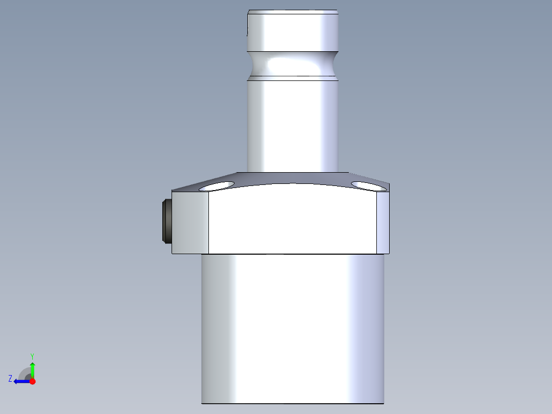 KOSMEKLG0900-CR-F多系列多零件图纸模型右视图
