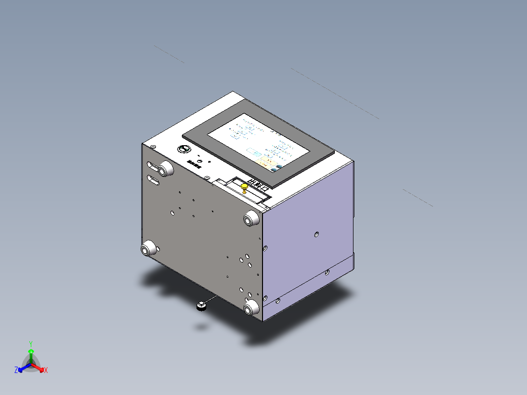 点数供料器 - M3&M4螺丝通用款正等轴测图