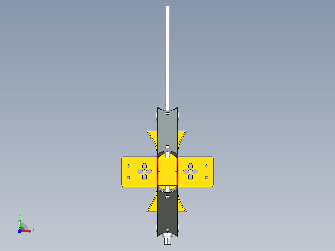 丝杆千斤顶前视图