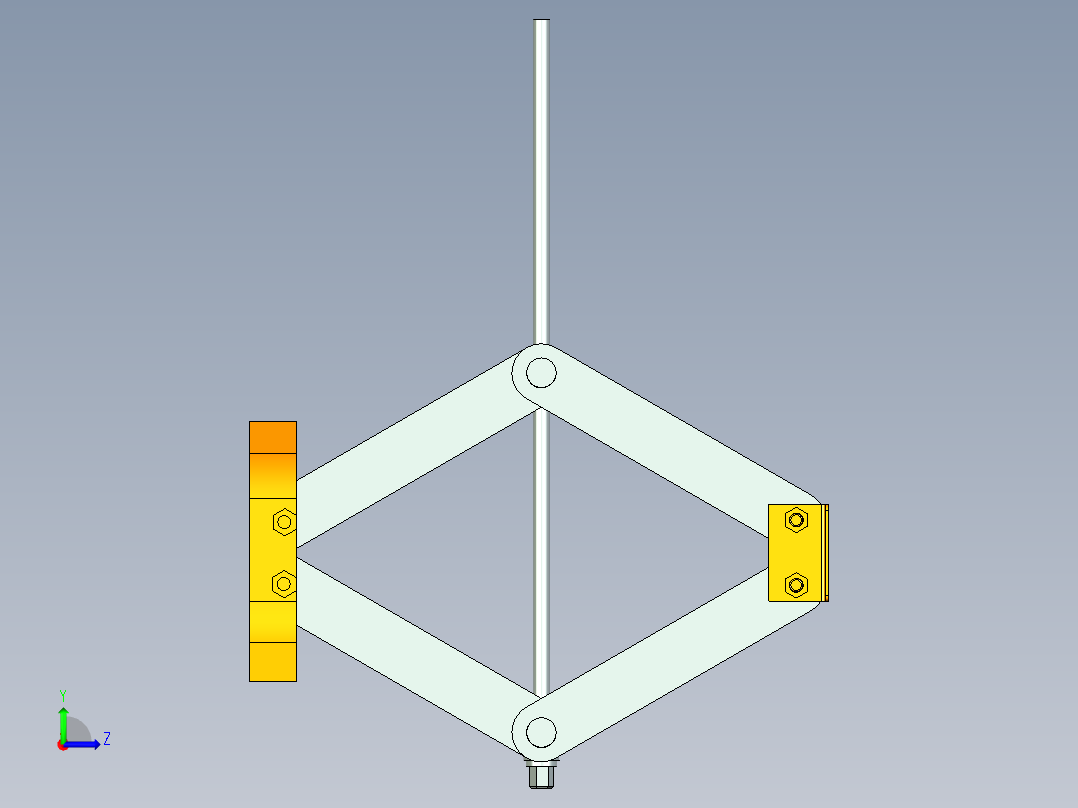 丝杆千斤顶左视图