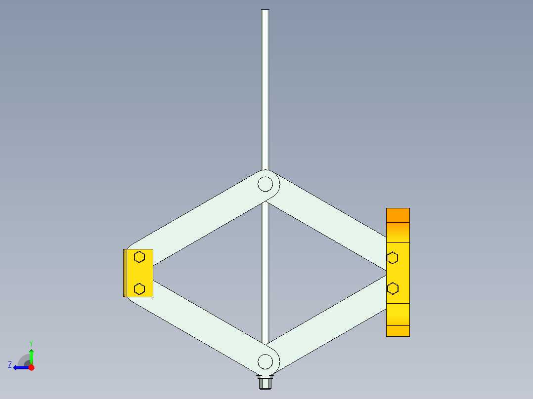 丝杆千斤顶右视图
