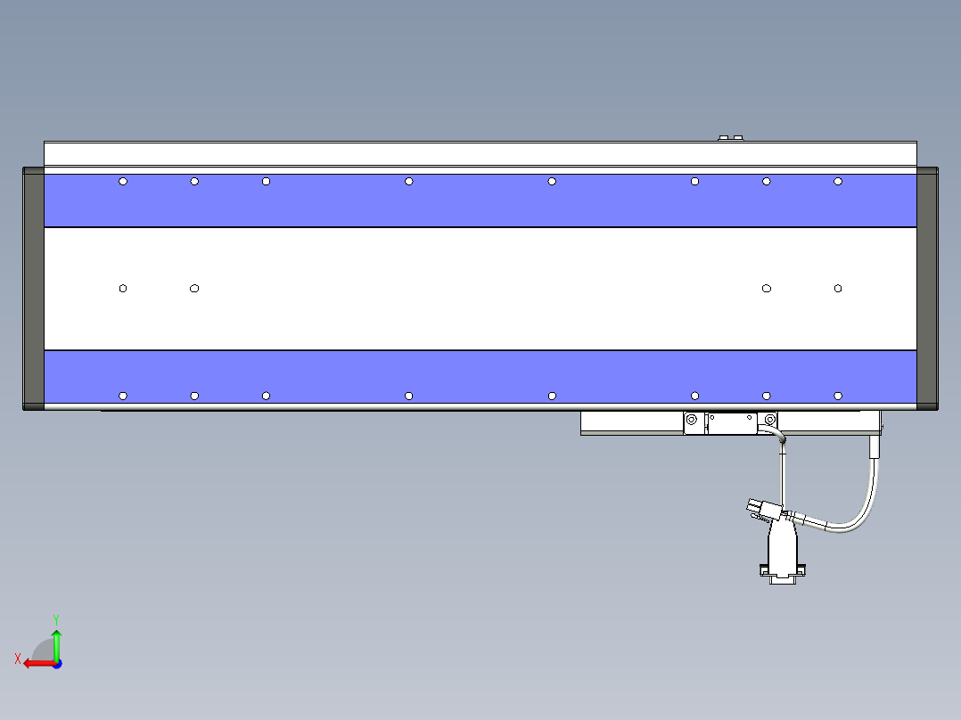 威洛博VL系列直线电机模组-VL17E3-S350后视图