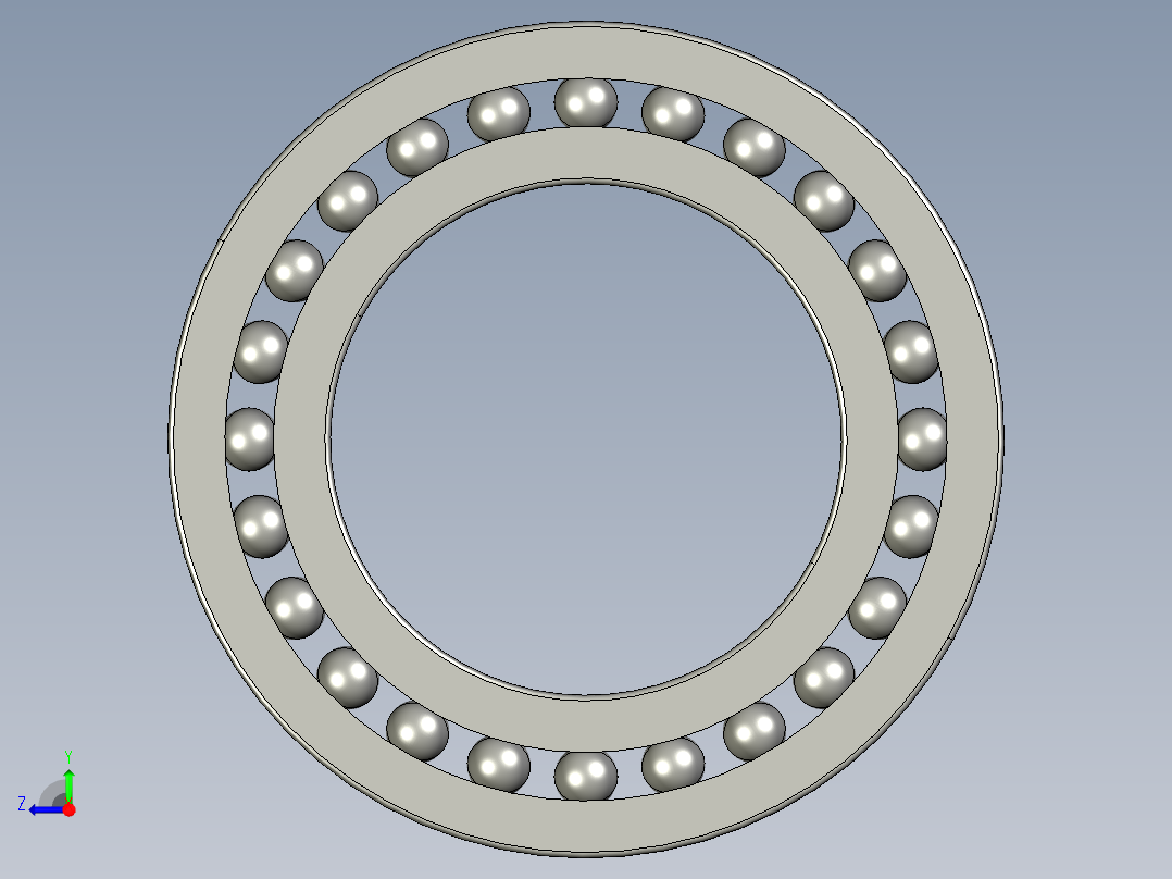 深沟球轴承16011右视图