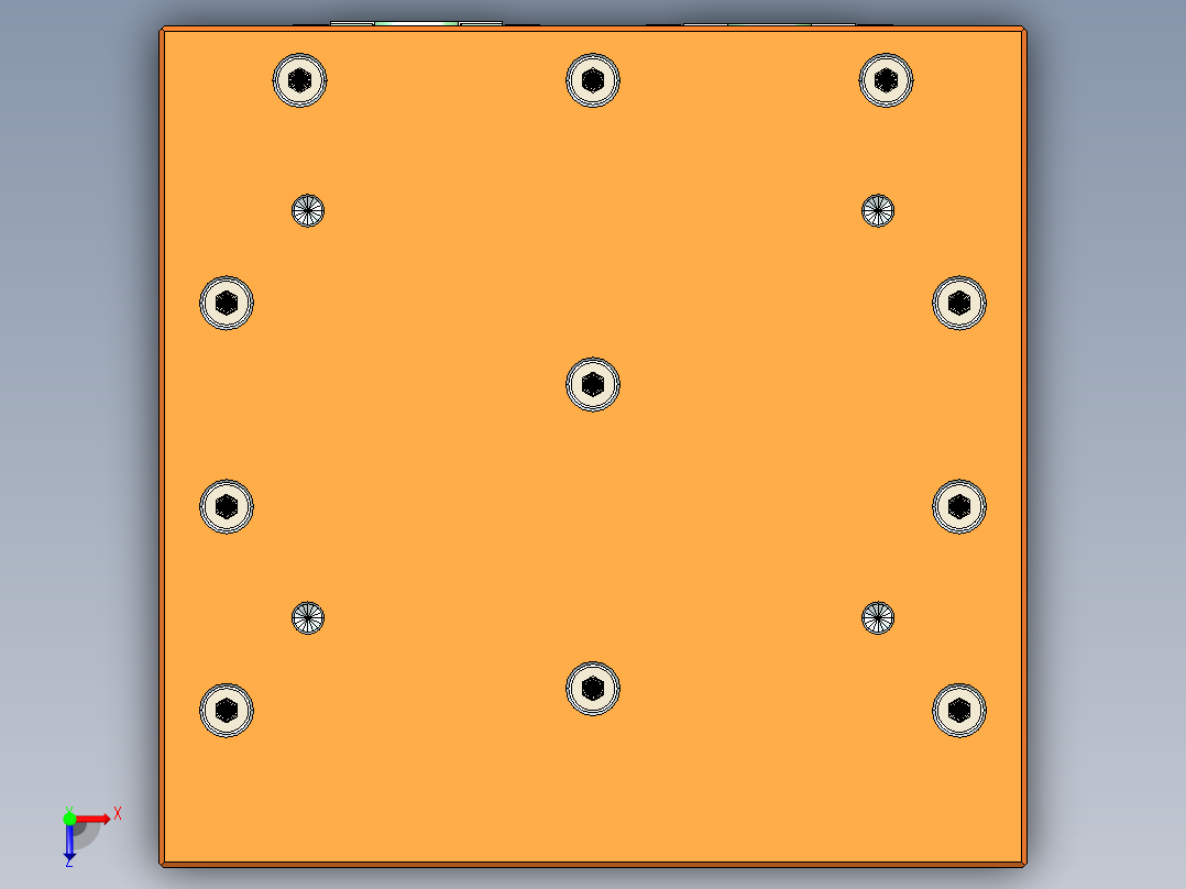 餐具清洁剂800ml吹模俯视图