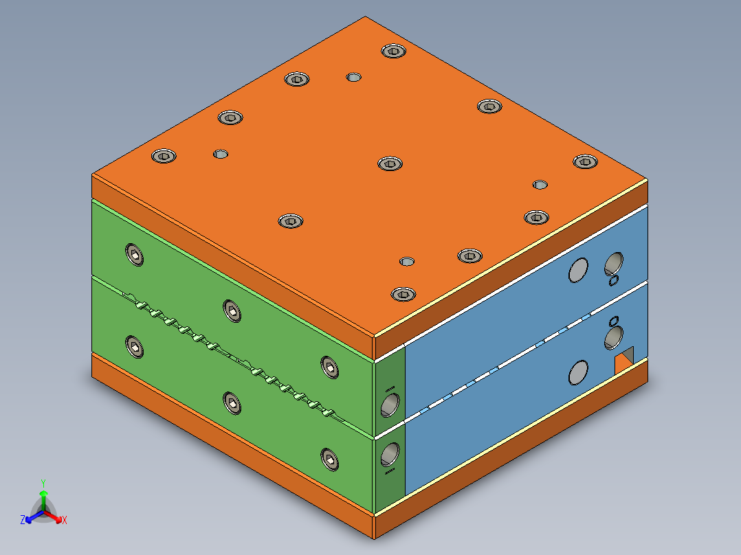 餐具清洁剂800ml吹模正等轴测图