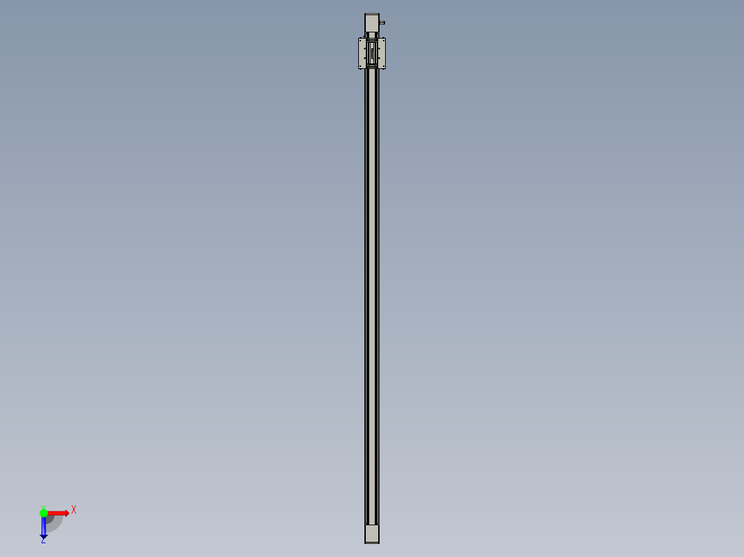 威洛博直线电机模组EB6-L140-S1900-光轴俯视图