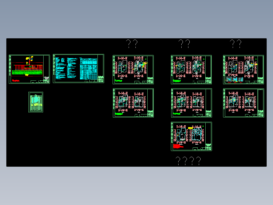 3层独立别墅照明设计图