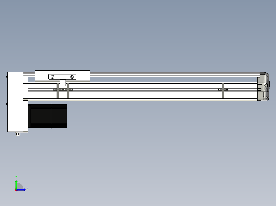 Toyo东佑达直线模组-ETH14-400-BM-200W左视图