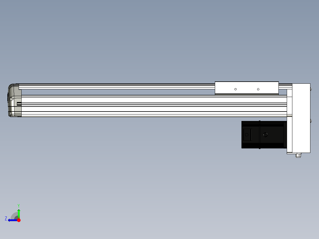 Toyo东佑达直线模组-ETH14-400-BM-200W右视图