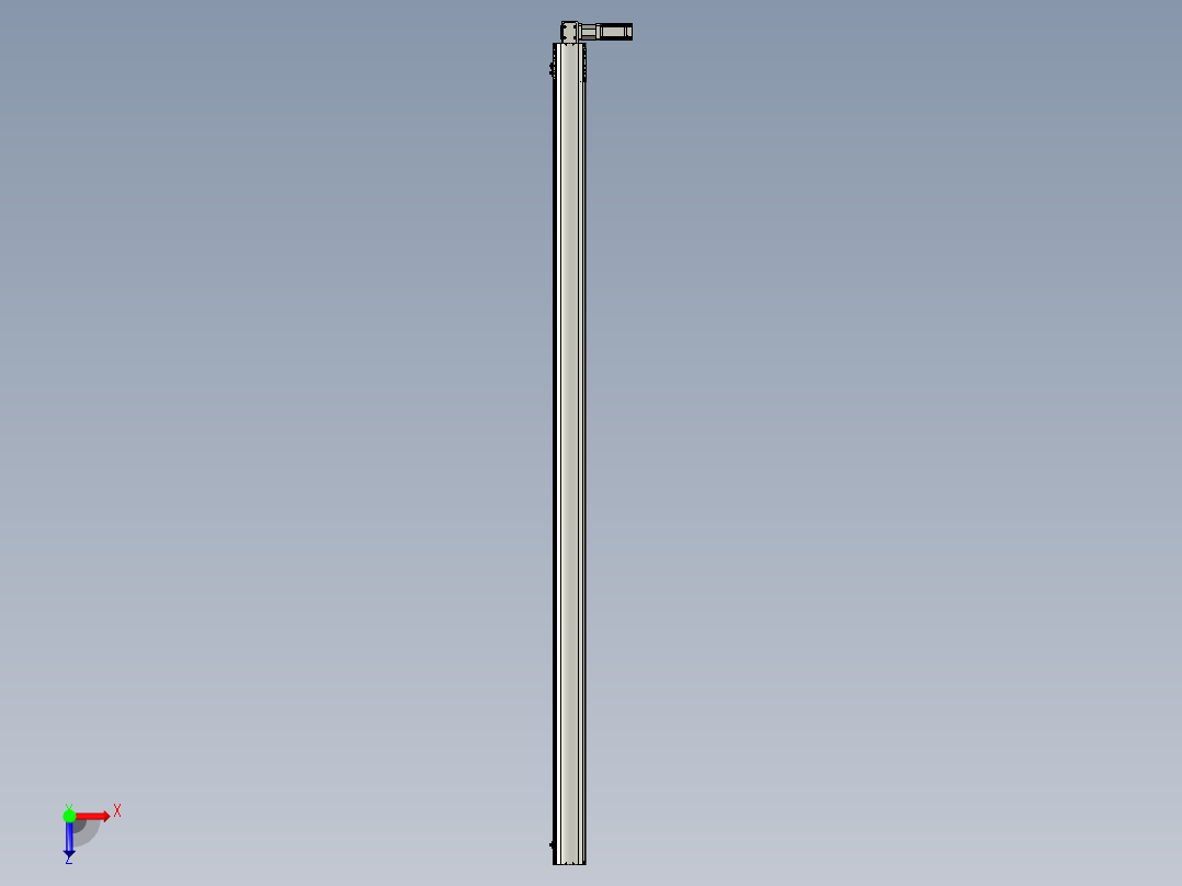 东锦同步带传动-直线滑台模组DH120B-L125-S2750-BL-P400W-C3俯视图