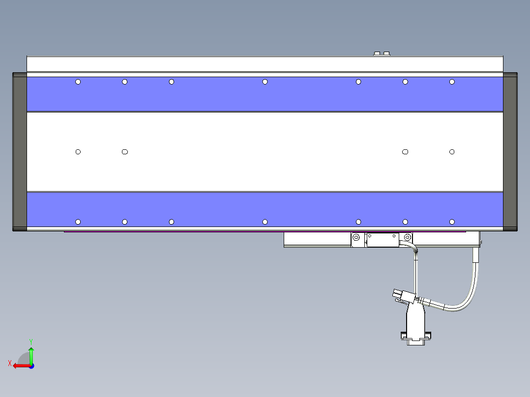 威洛博VL系列直线电机模组-VL17E3-S250后视图