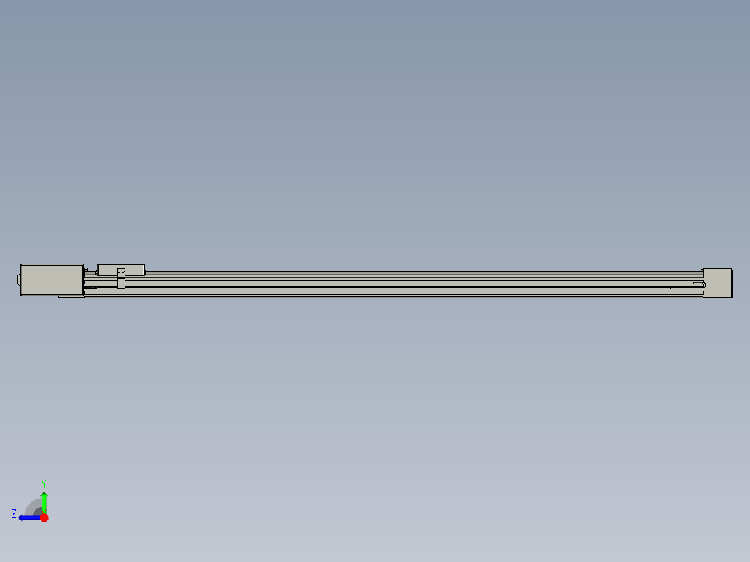 威洛博直线电机模组EB4-L40-S1050-BL-57-MS3右视图