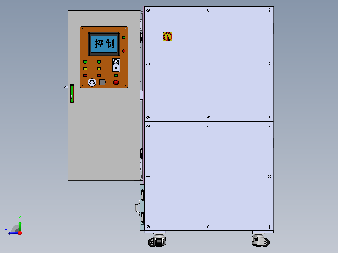 000真空覆模機右视图
