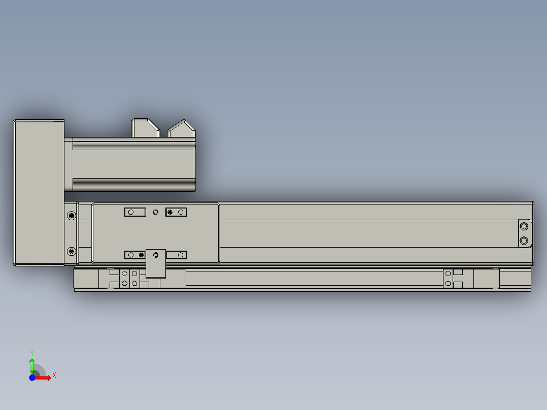 VF丝杆传动-一般环境VT4-L12-C-S200-BR-P10-D4前视图